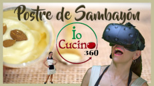 Caratura Postre de Sambayón 360. Iocucino360